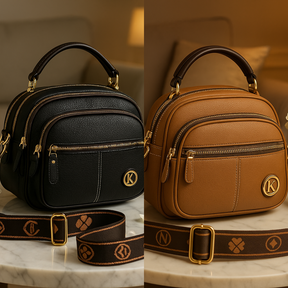 Bolsa Karol® – Luxo em Couro Legítimo + Oferta Compre 1 Leve 2