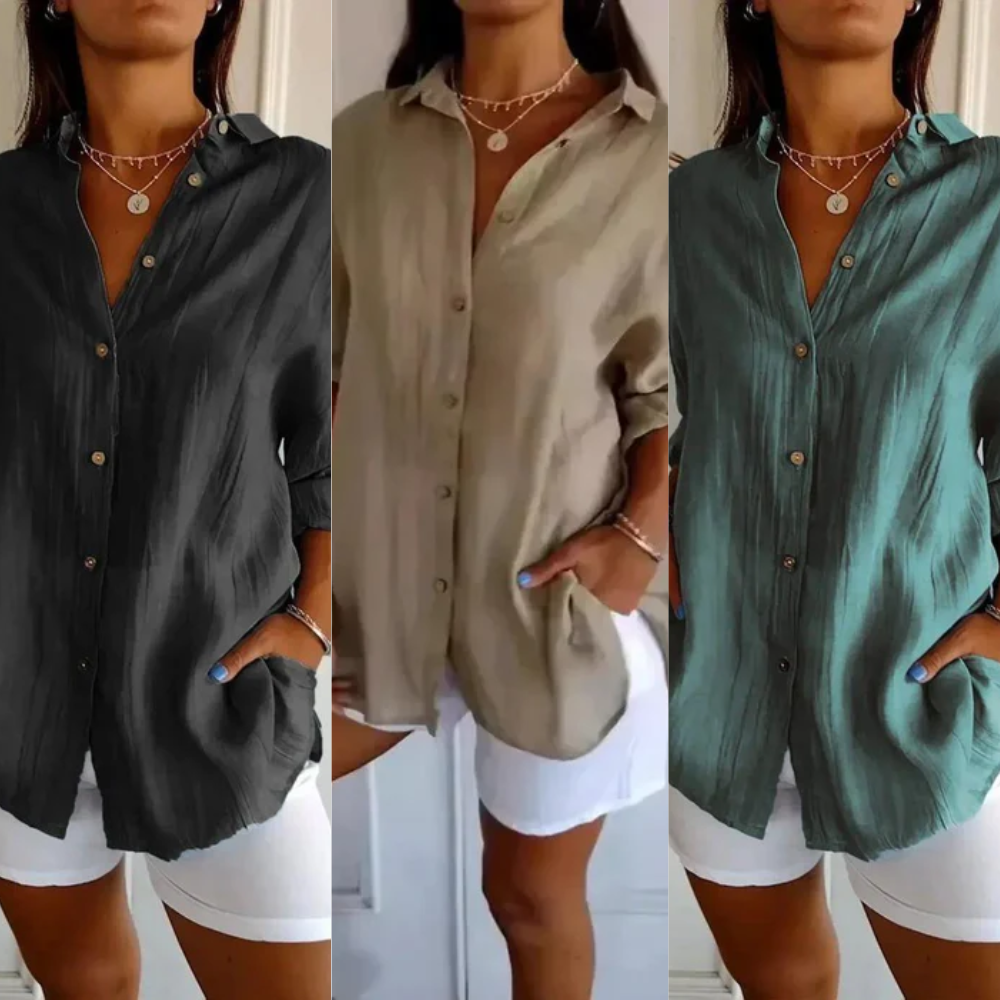 Kit 3 Camisas Ibiza® em Linho de Algodão