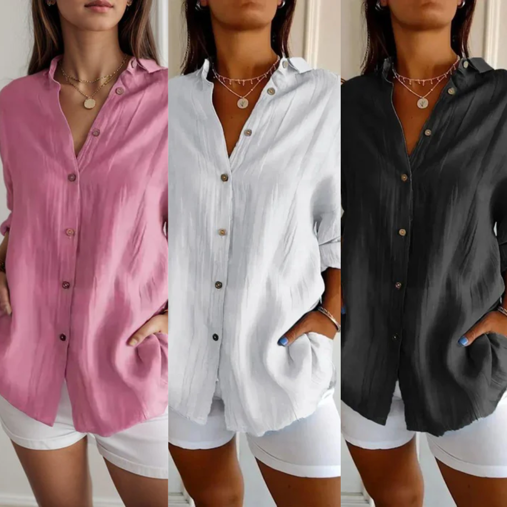 Kit 3 Camisas Ibiza® em Linho de Algodão