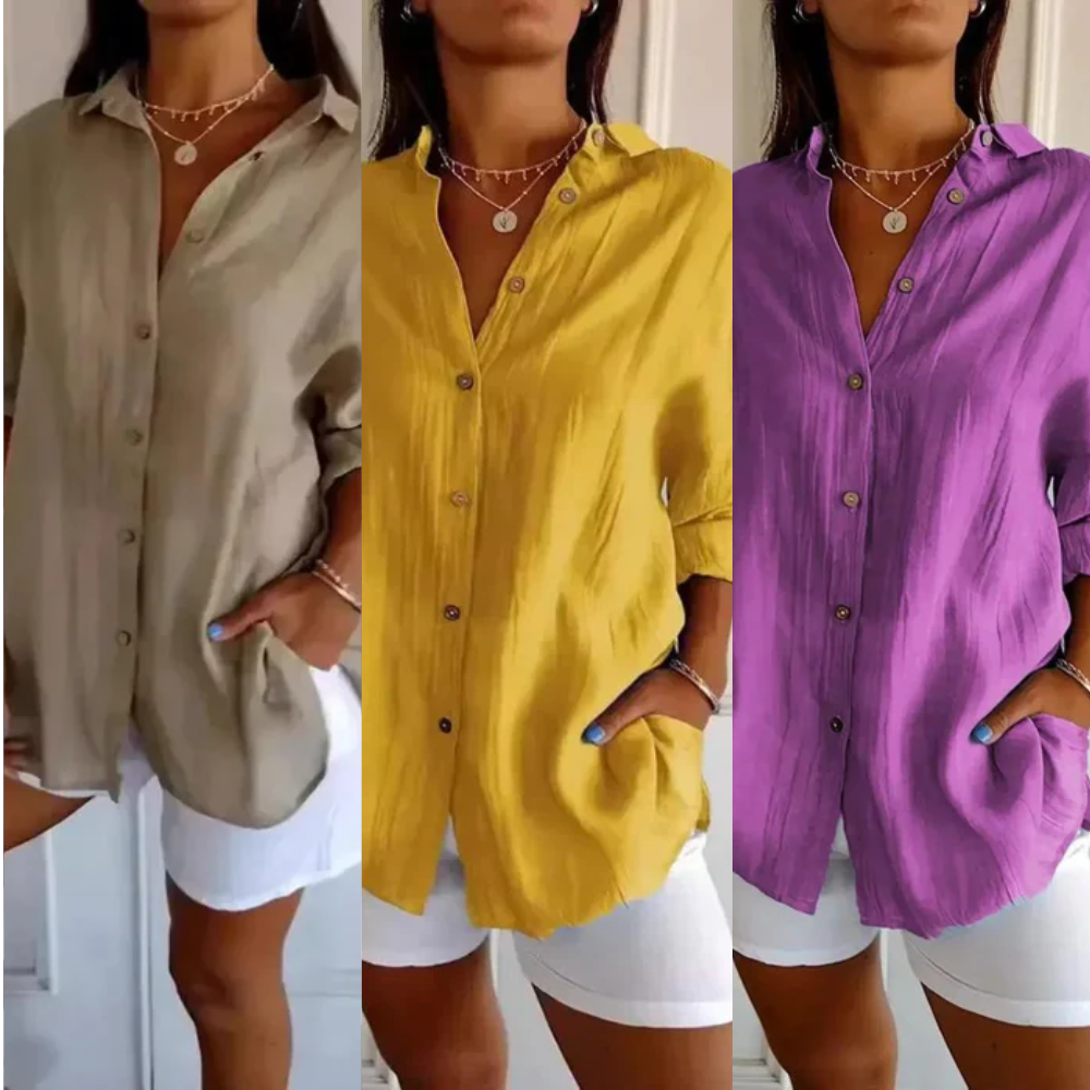Kit 3 Camisas Ibiza® em Linho de Algodão