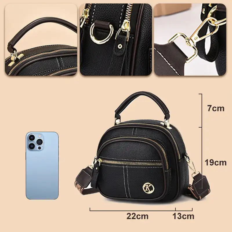 Bolsa Karol® – Luxo em Couro Legítimo + Oferta Compre 1 Leve 2
