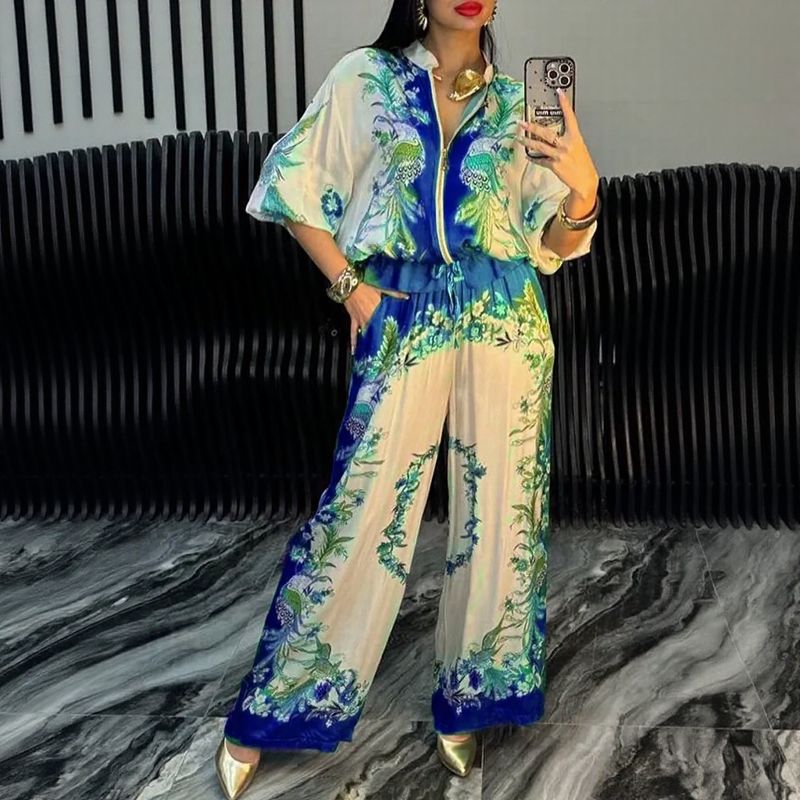 Conjunto Valentina – Leveza e Brilho Acetinado com Toque Cultural