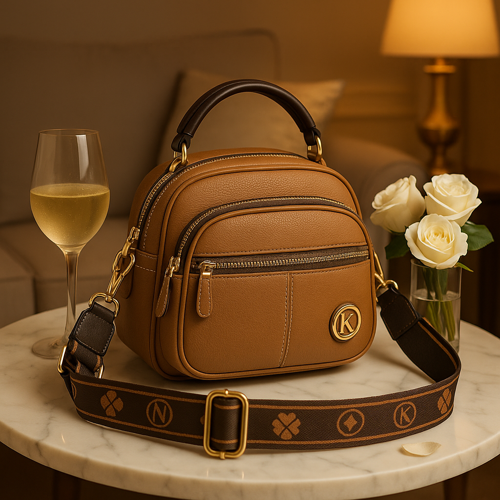 Bolsa Karol® – Luxo em Couro Legítimo + Oferta Compre 1 Leve 2