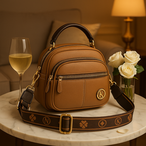 Bolsa Karol® – Luxo em Couro Legítimo + Oferta Compre 1 Leve 2